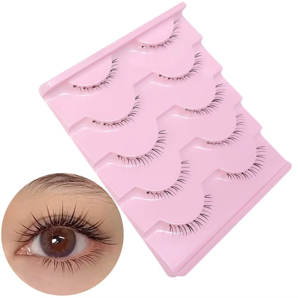 5 paires de cils inférieurs sous