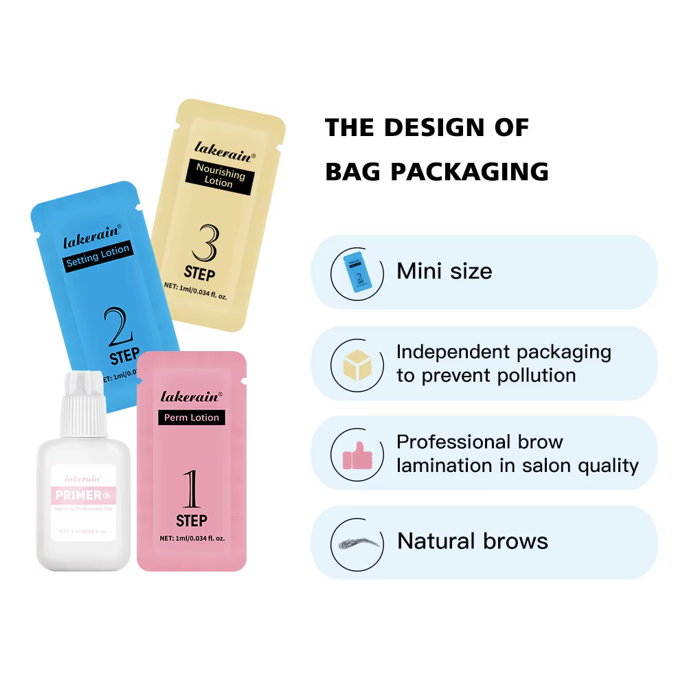 Kit de stratification des sourcils à la maison