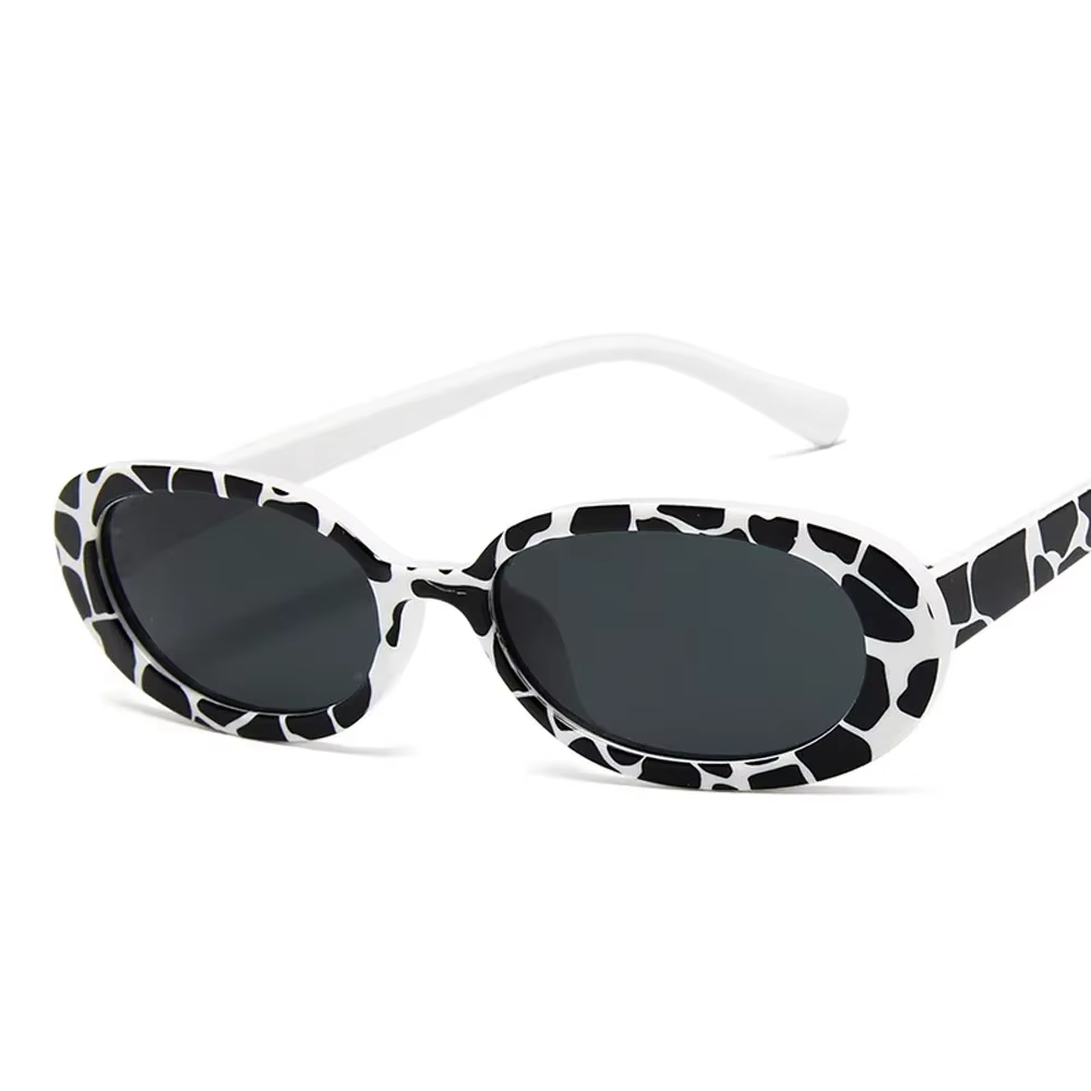 XaYbZc rose rétro lunettes de soleil ovales lunettes de soleil femmes rétro marque concepteur Vintage dames oeil de chat rose lunettes de soleil UV400