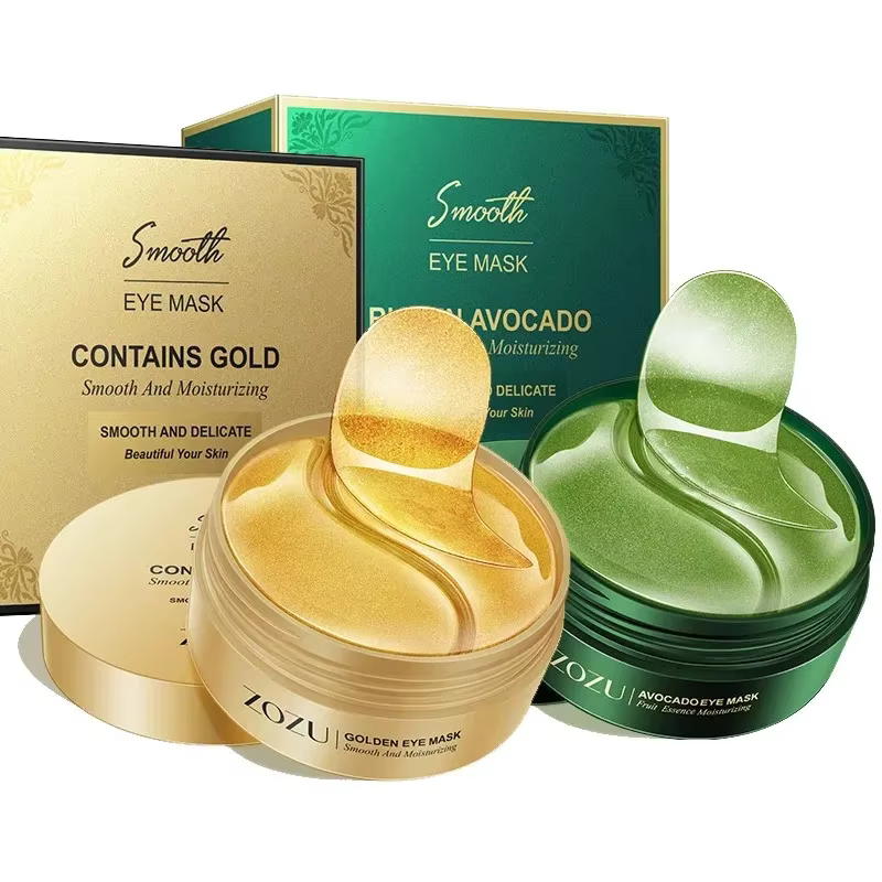 Masque pour les yeux avocat or