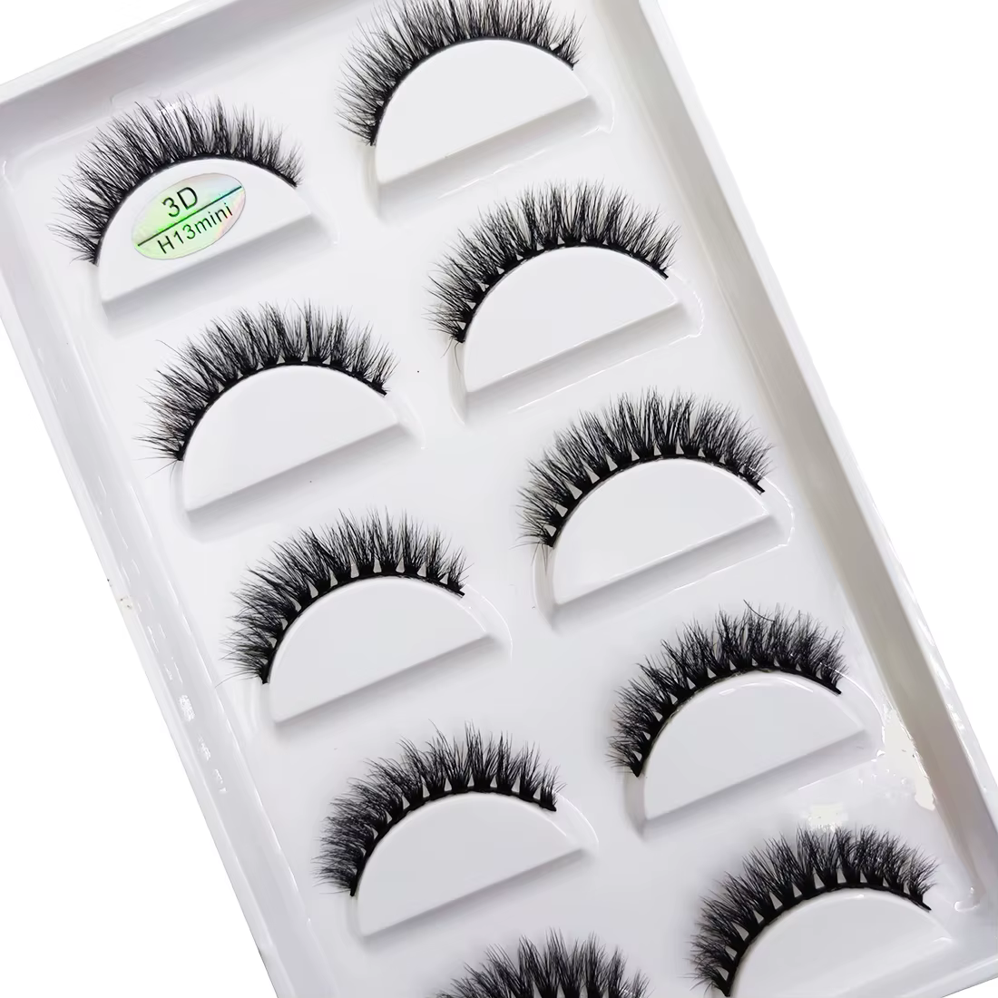 Nouveau 5 paires naturel 3D Faux Cils Maquillage vison