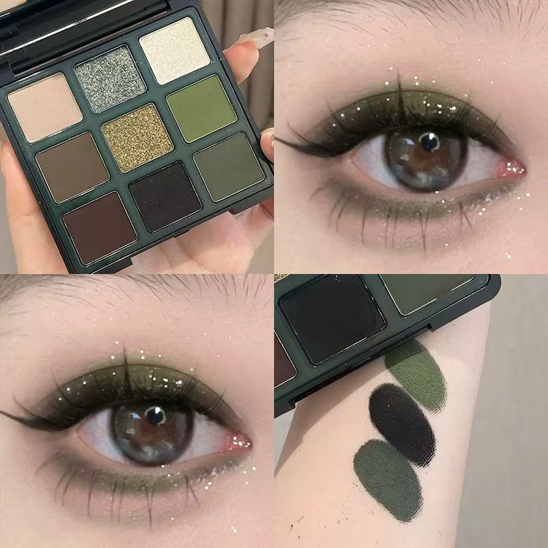Palette de fards à paupières 9 couleurs