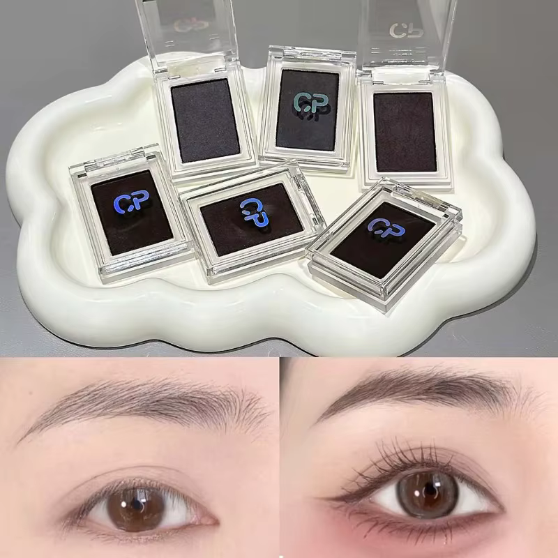 Palette de maquillage multifonctionnelle rouge brun foncé