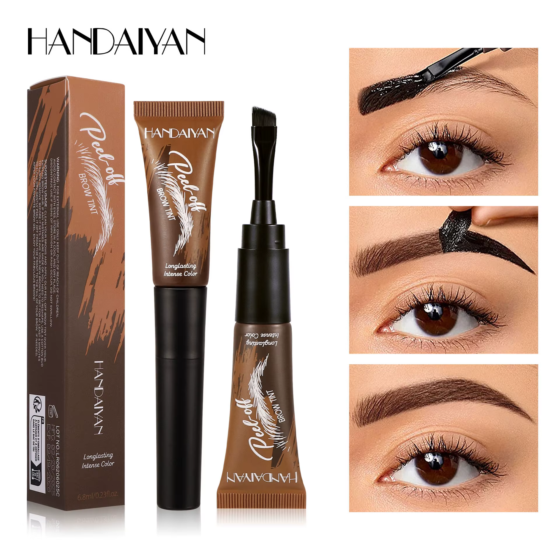 Teinte de tatouage de sourcils