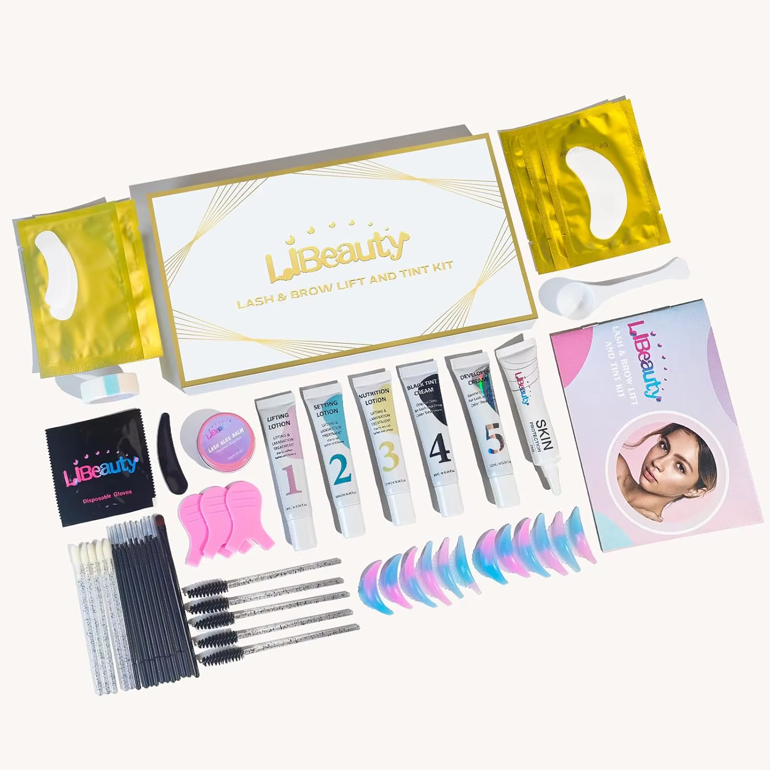 Kit de rehaussement et teinture des cils Libeauty