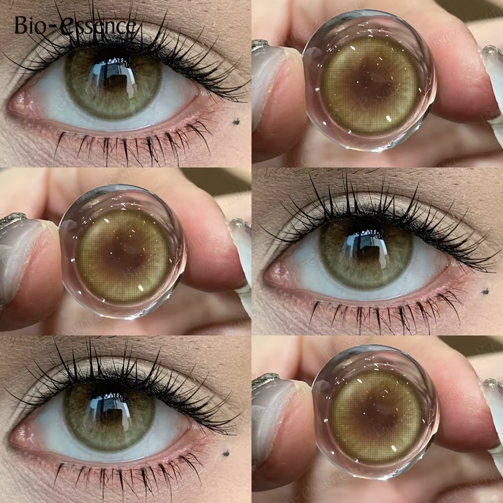 Bio-essence – lentilles de contact de couleur bleue pour les yeux