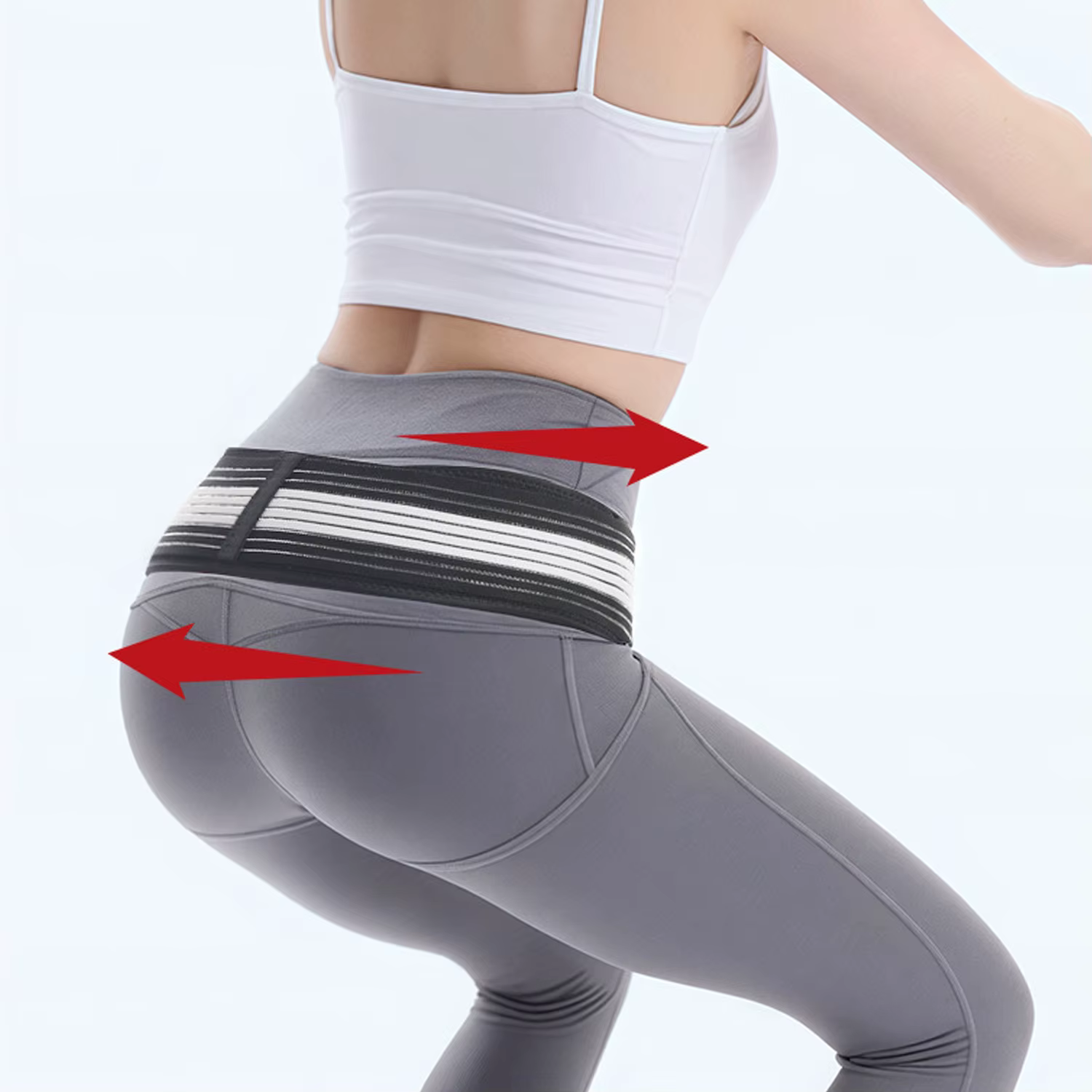 Unisex Lower Back Support Brace – Pelvic Support Belt – Hip Spur Belt – Sciatica Pelvic Back Pain Relief Belt