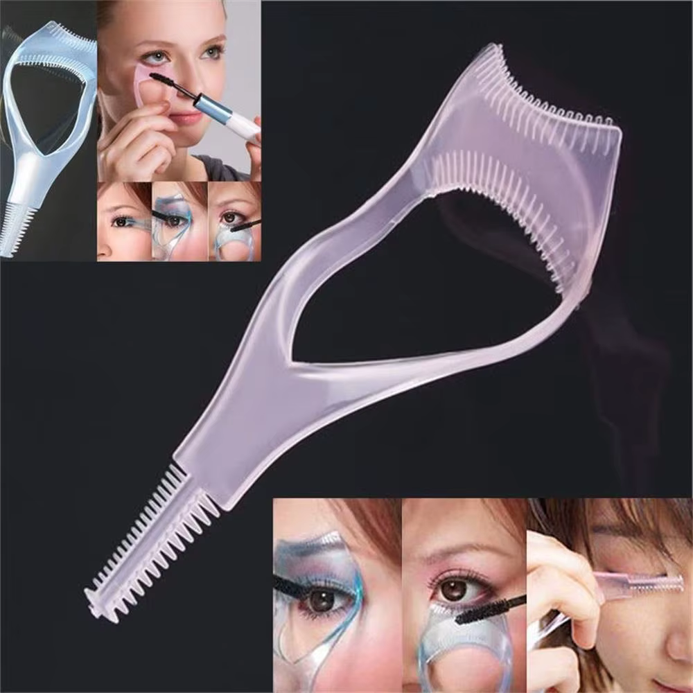 Peigne à cils 3 en 1 pour protéger les yeux