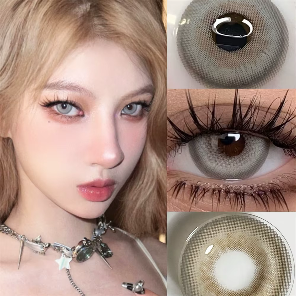 7197 lentilles de Contact colorées pour les yeux 1 paire Cosplay Prescription pour myopia0-800 degrés