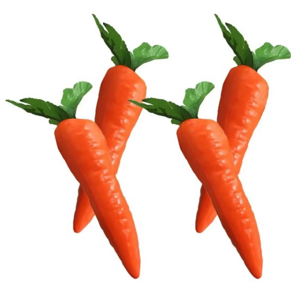 Carotte artificielle en mousse 3D, modèle de carotte DIY, accessoires de déguisement de légumes factices durables, accessoires photo