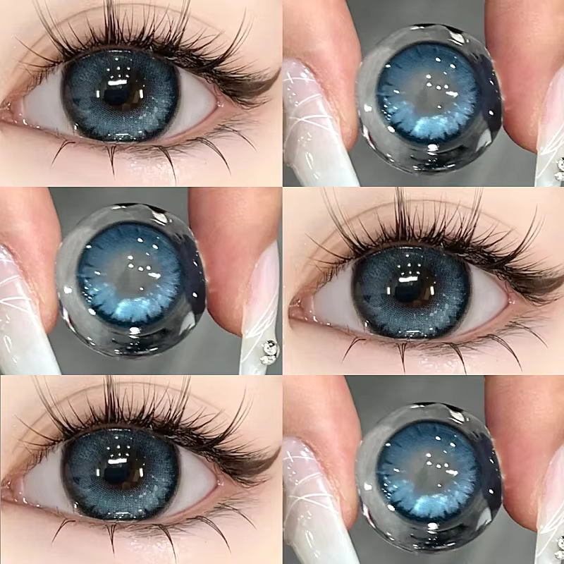 KSSEYE 1 paire de lentilles de Contact de couleur myopie pour les yeux mode haute qualité beauté élève étudiant cosmétiques colorés nouveau expédition rapide