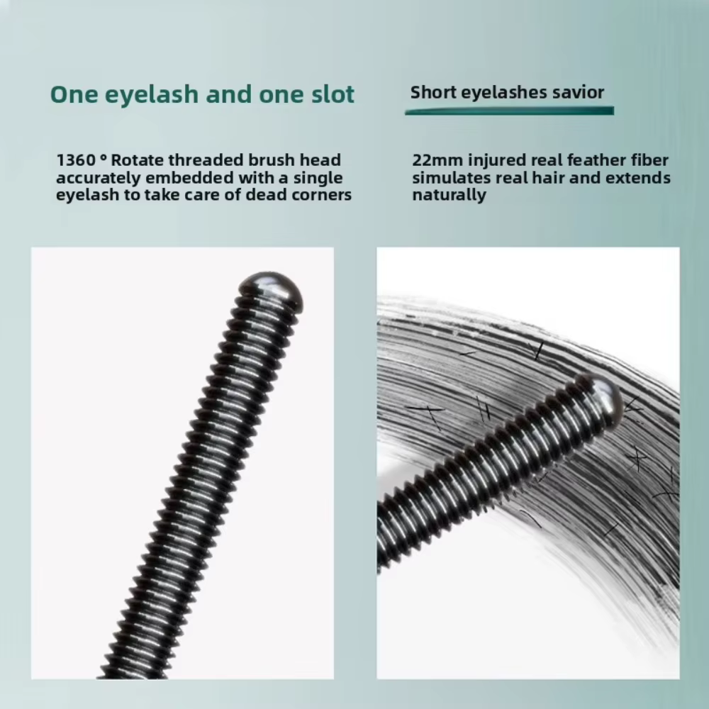 Mascara en tube d'acier-brosse spirale spéciale