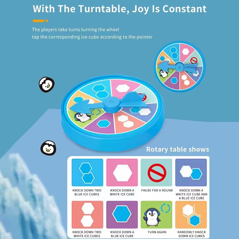 Mini pingouin à briser la glace, sauvez le petit pingouin, jeu de frappe sur glace, compétition interactive de bureau pour enfants, jouets parents et enfants