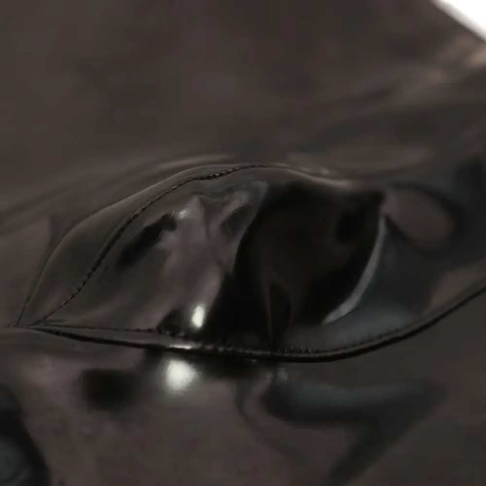 Pantalon crayon élastique en PU imperméable pour hommes, Sexy, sans nettoyage, Double face, jambes fines, Latex, Faux cuir, Punk façonnant, Plus