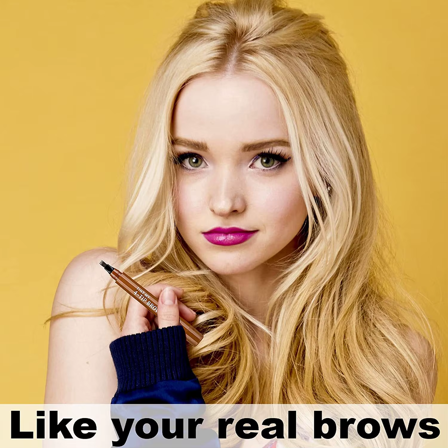 Crayon à sourcils liquide imperméable à l'eau