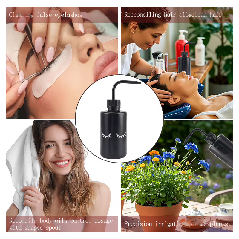 Bouteille de nettoyage de cils Falsh avec Logo de cils de 250ml