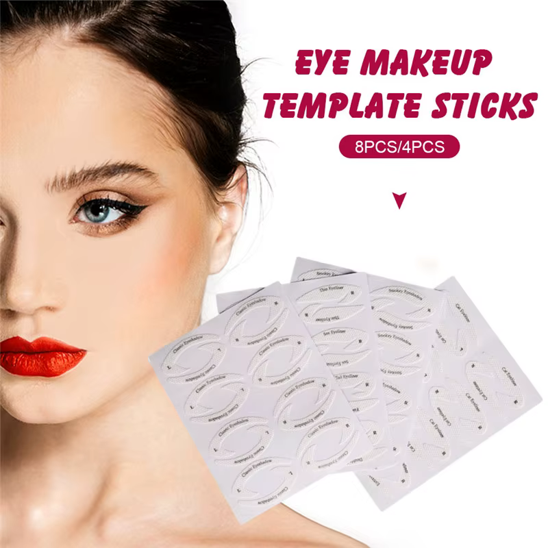 Sourcils ombre à paupières modèle de maquillage outil pochoirs