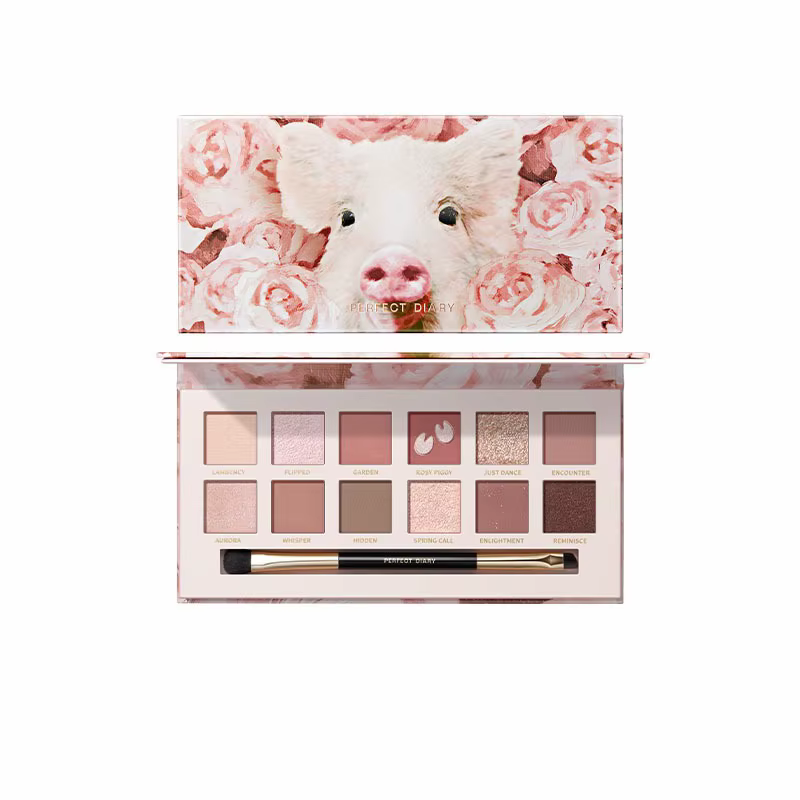 Perfectdiary maquillage 12 couleurs ombre à paupières plaque ensemble fard