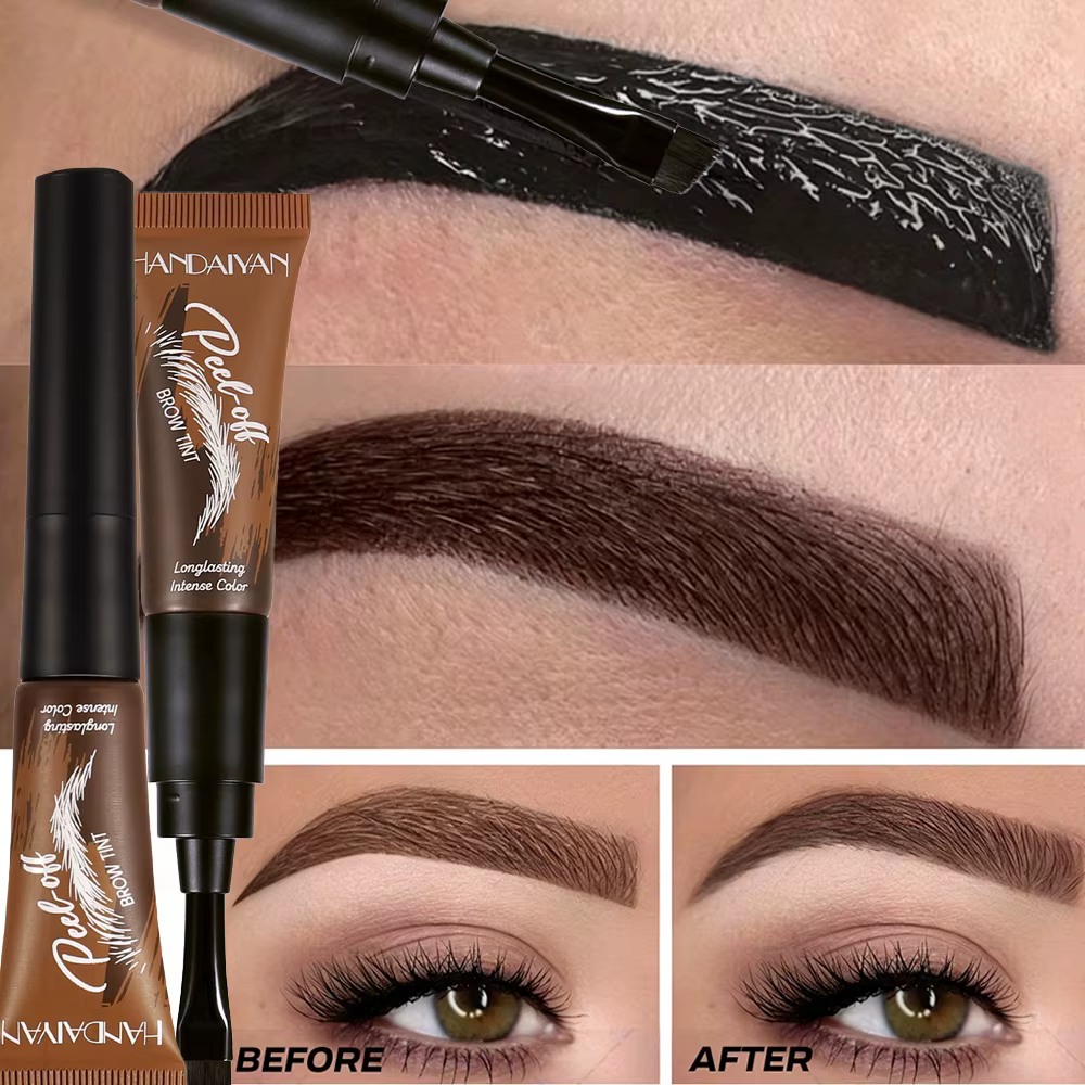 Teinture Semi-Permanente pour Sourcils Effet Tatouage