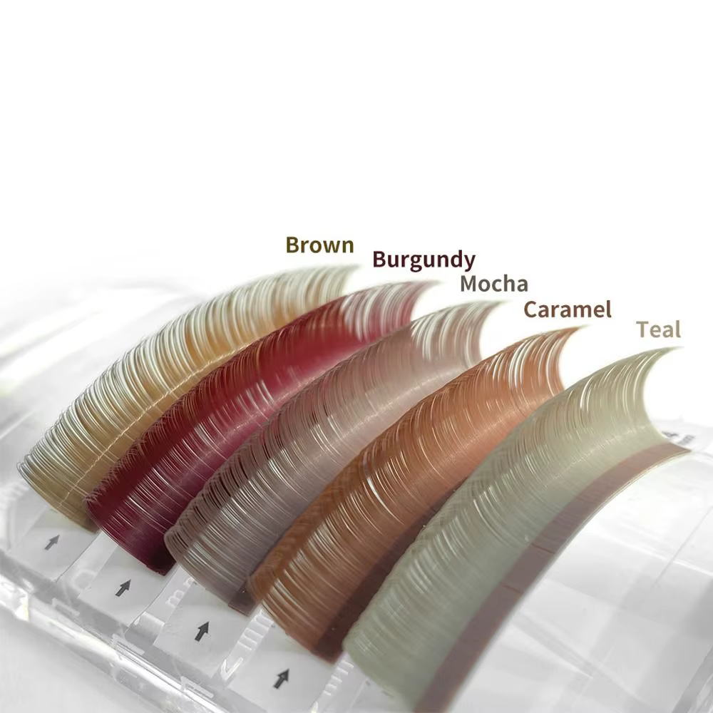 Cils en vison couleur caramel 0.07 C/D Curl