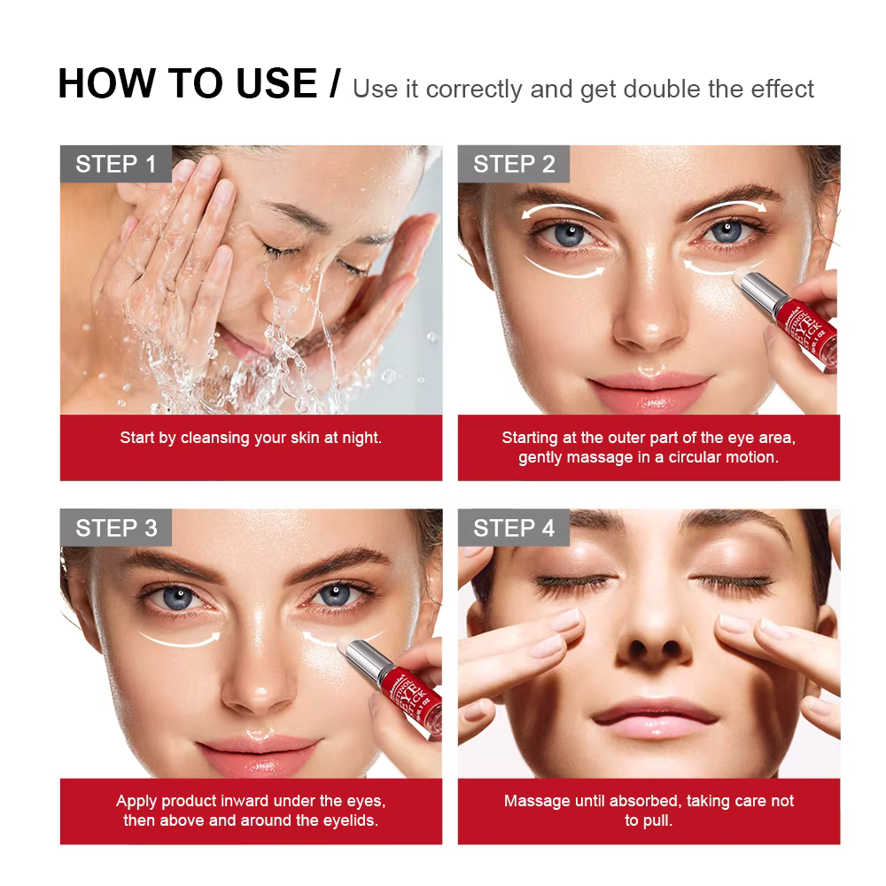Crème pour les yeux au rétinol éclaircissante pour les cernes