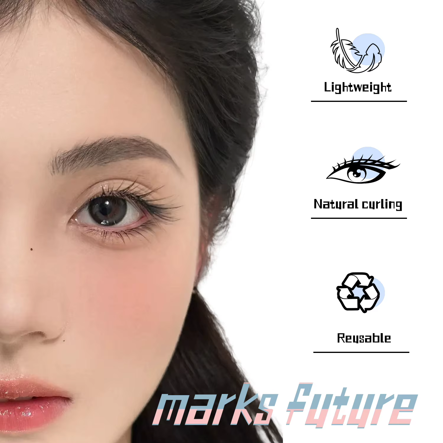 Marks Future 80 pièces de cils individuels