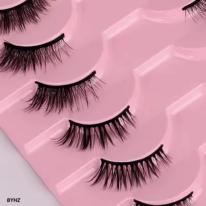 Goodobe demi-oeil 10 paires naturel renard maquillage des yeux faux cils doux style cool vaporeux adapté au