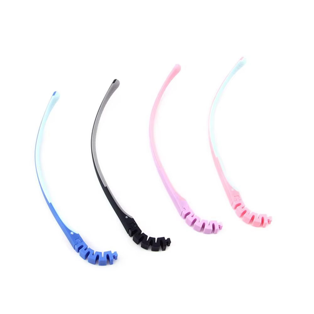 Lunettes antidérapantes à clipser, bras, accessoires de lunettes, monture de lunettes, jambe de remplacement