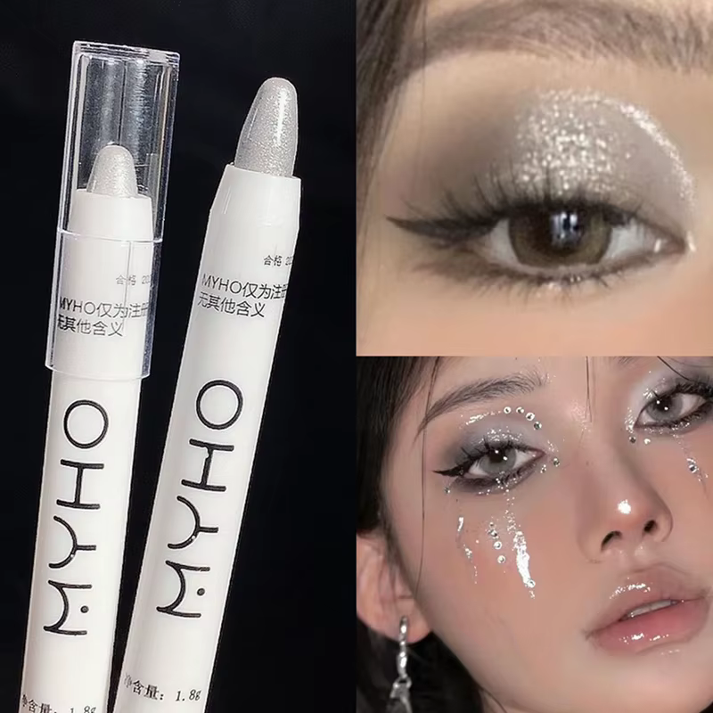Crayon fard à paupières nacré blanc mat