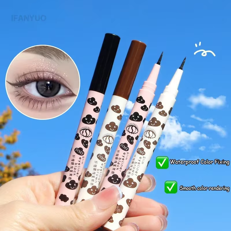 Stylo Eyeliner Liquide Effet Ver à Soie 0