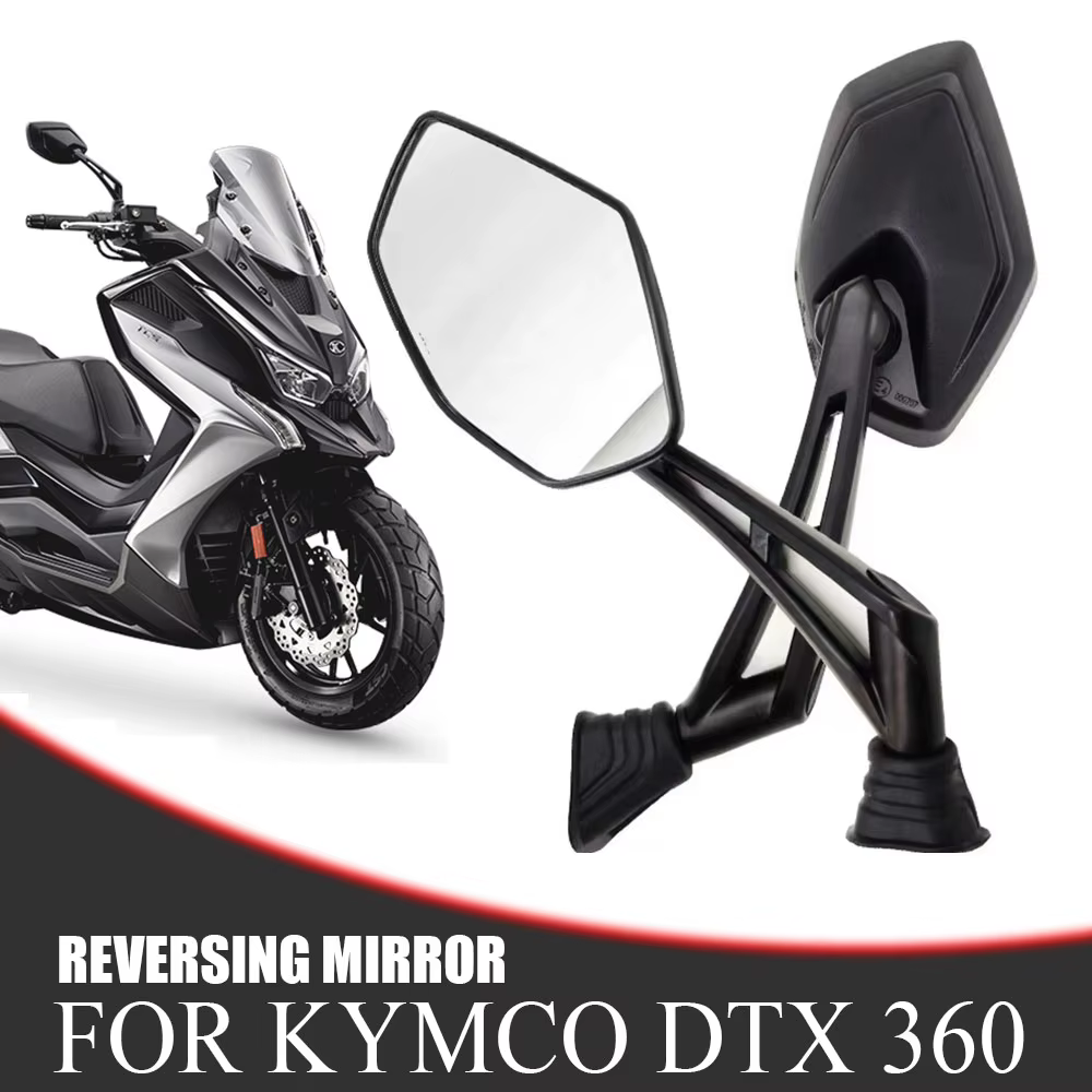 Rétroviseur de moto pour Kymco 360DTX DTX 360, accessoires d'origine, haute qualité, marque, noir, nouveau
