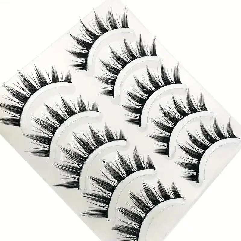 Améliorez votre look avec des faux cils inspirés du Manga – Lot de 5