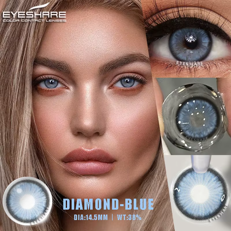 EYESHARE 1 paire de lentilles de Contact colorées pour les yeux