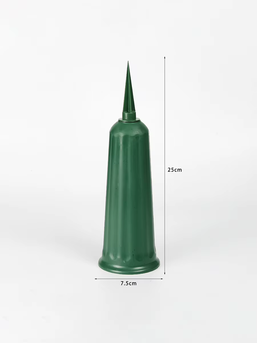 Vase à fleurs pour cimetière, support pour insertion florale sur tombe, conteneur pour arrangement de fleurs artificielles séchées pour la décoration des tombes