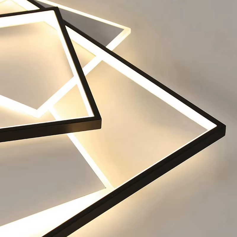 Moderne salon plafonnier mode Simple chambre appartement lustre créatif Intelligent LED intérieur Becoration lampes