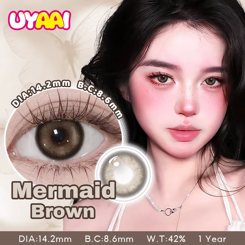UYAAI couleur Contact marron yeux