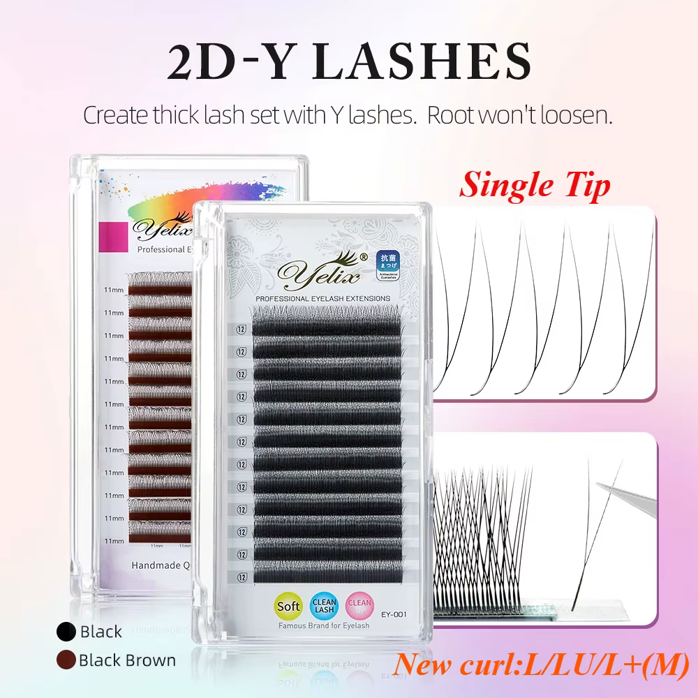 Yelix-Extensions de Cils Ultra-Minces en Y