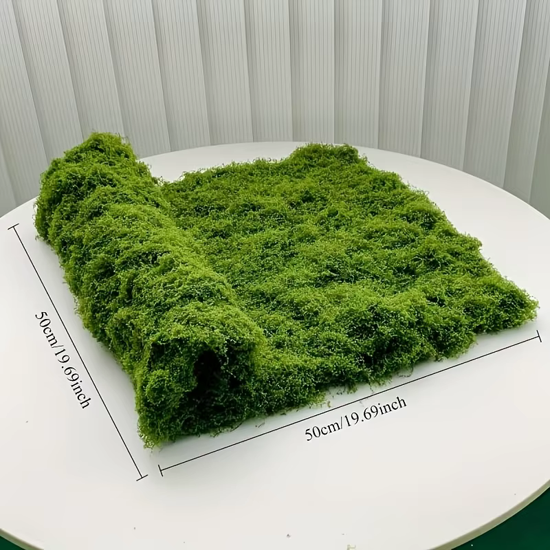 Mousse artificielle verte pour loisirs créatifs, herbe synthétique, fausse mousse stabilisée, plante verte, décoration maison, chambre, jardin, aménagement paysager, fausse herbe
