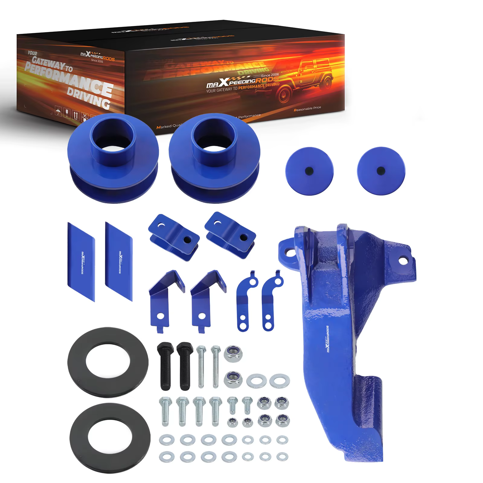 Kit de levage avant de 2,5 pouces pour Ford F250 F350 F450 2011-22 avec support de barre de direction