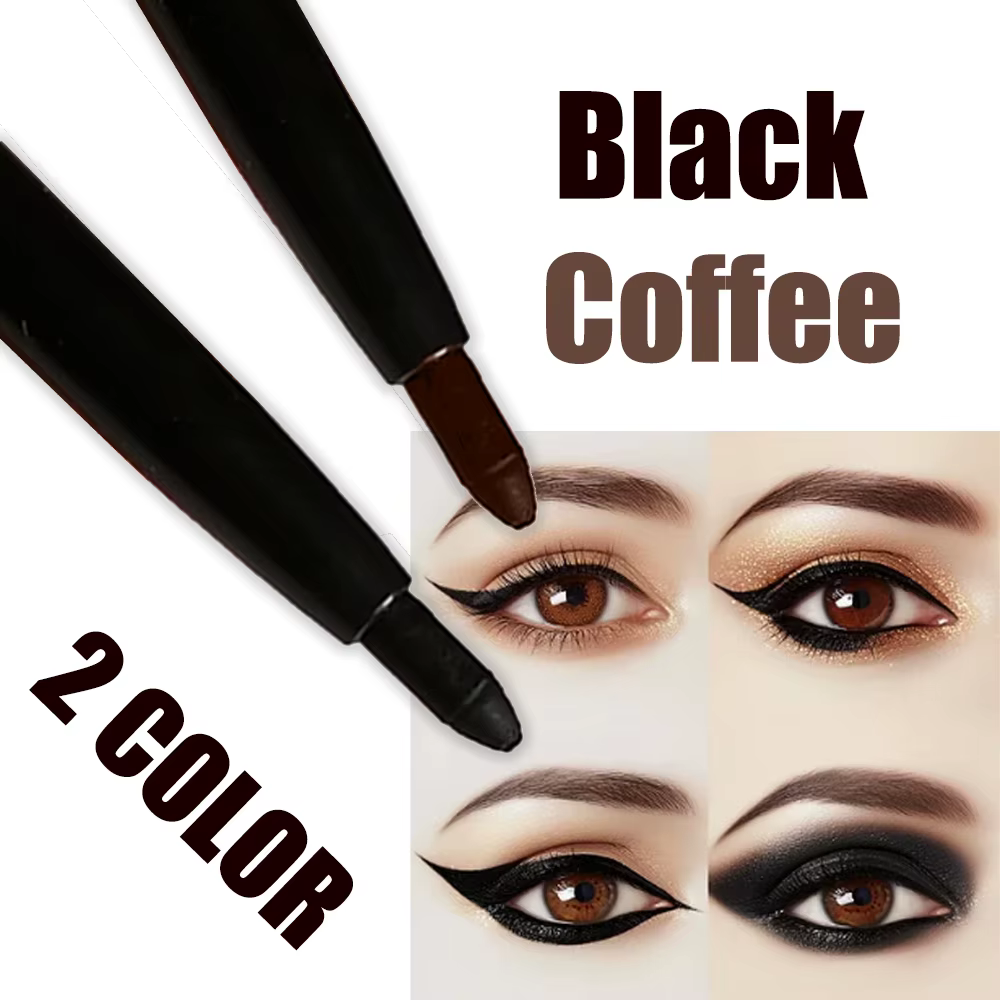 Crayons Eyeliner imperméables noirs et bruns