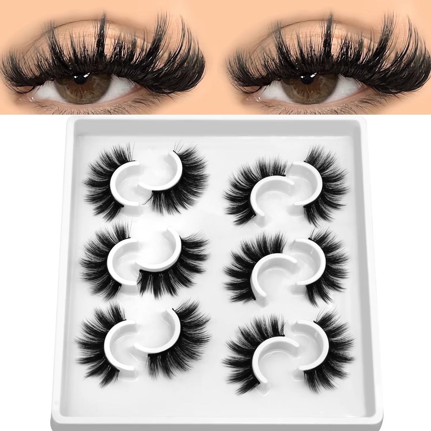 Veltrinay Faux cils 3D vison