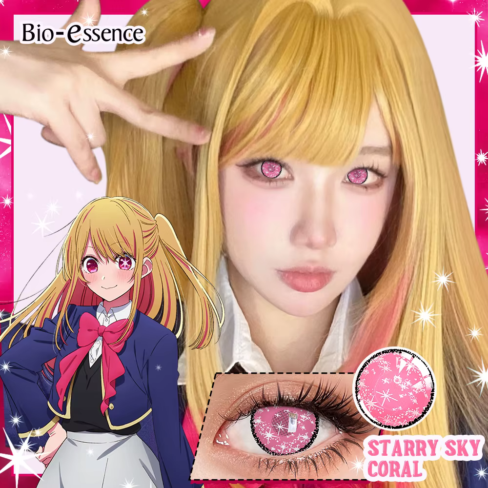 Bio-essence Oshi No Ko Cosplay lentilles de Contact pour les yeux