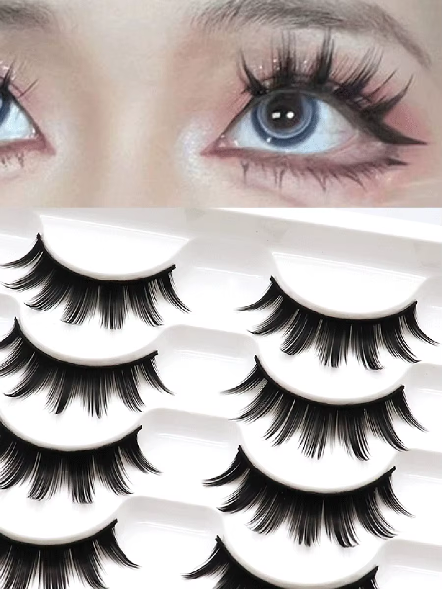 10 paires de faux cils Anime/Manga