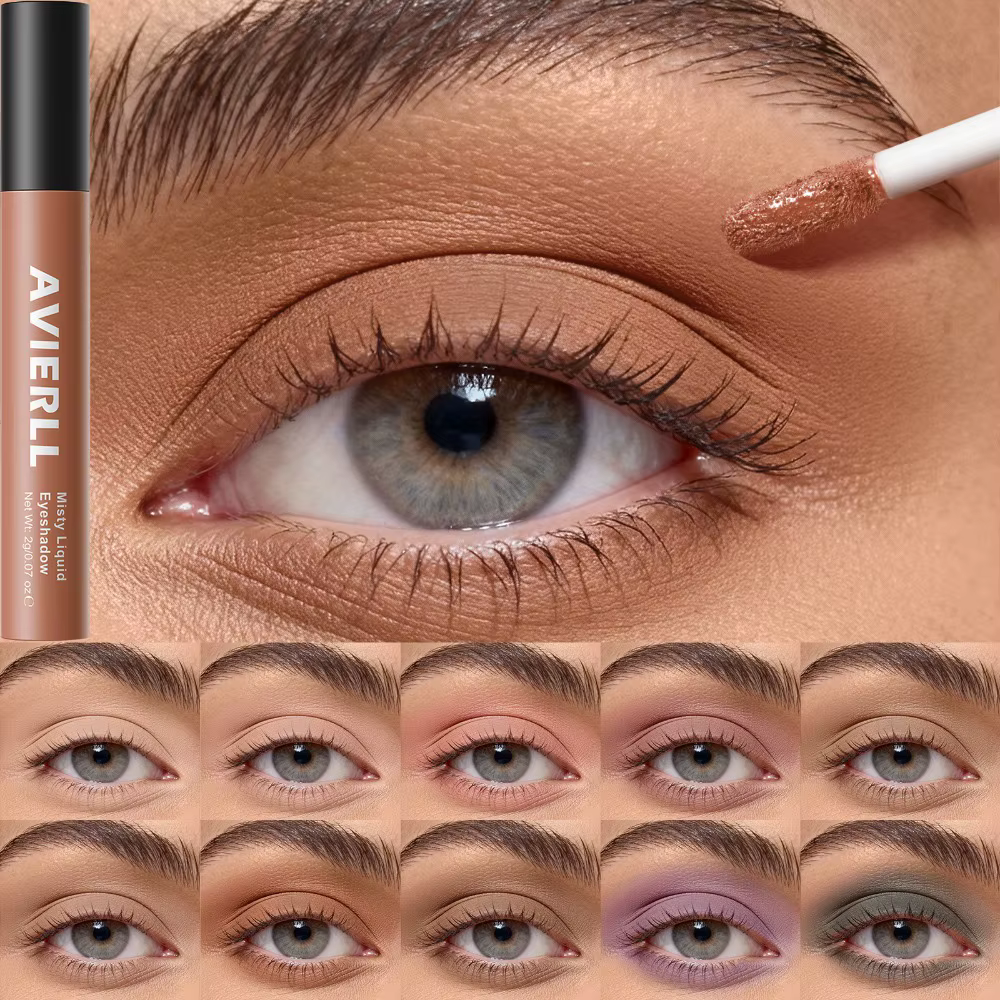 Fard à paupières liquide mat nude 10 couleurs