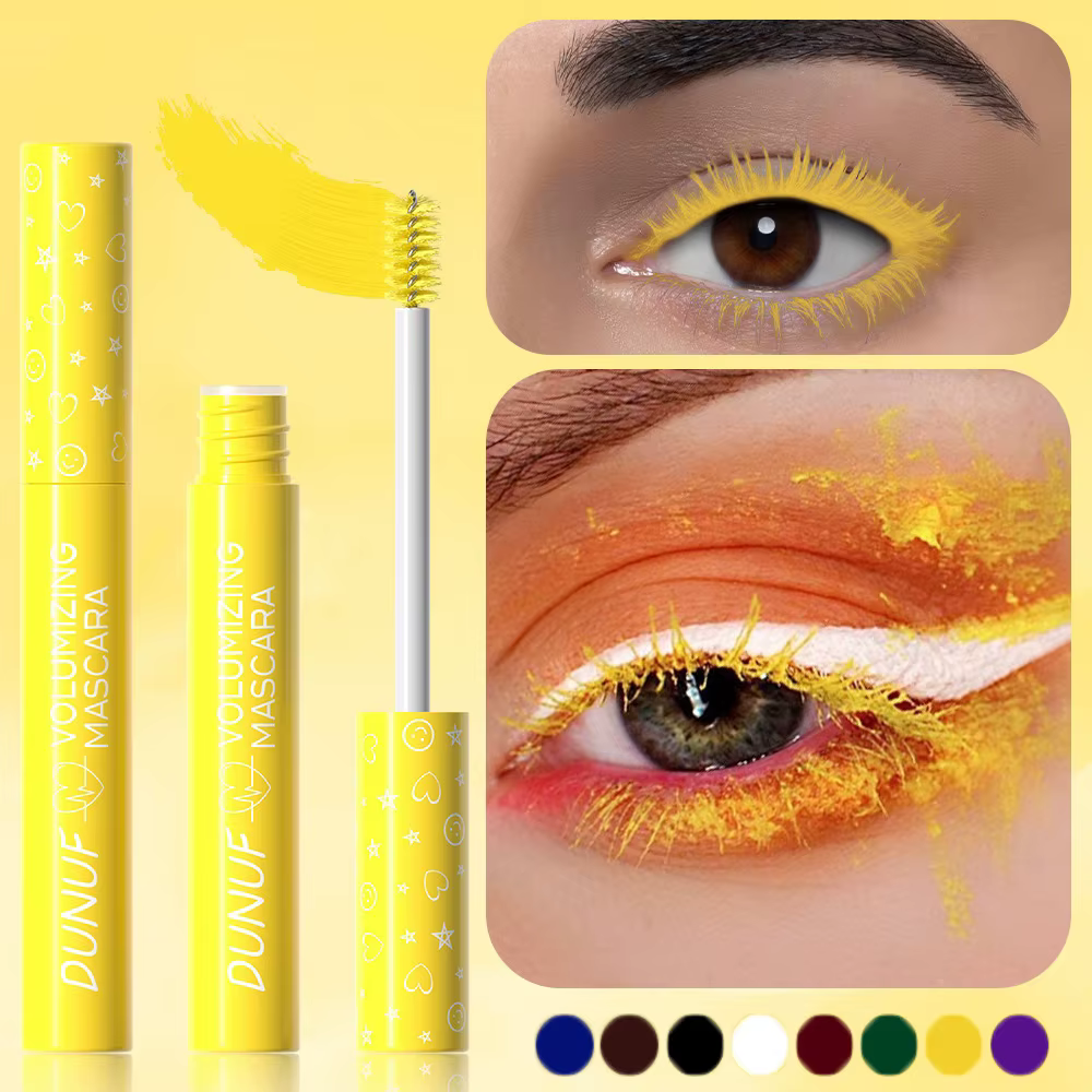 Mascara à cils coloré 5D en Fiber de soie