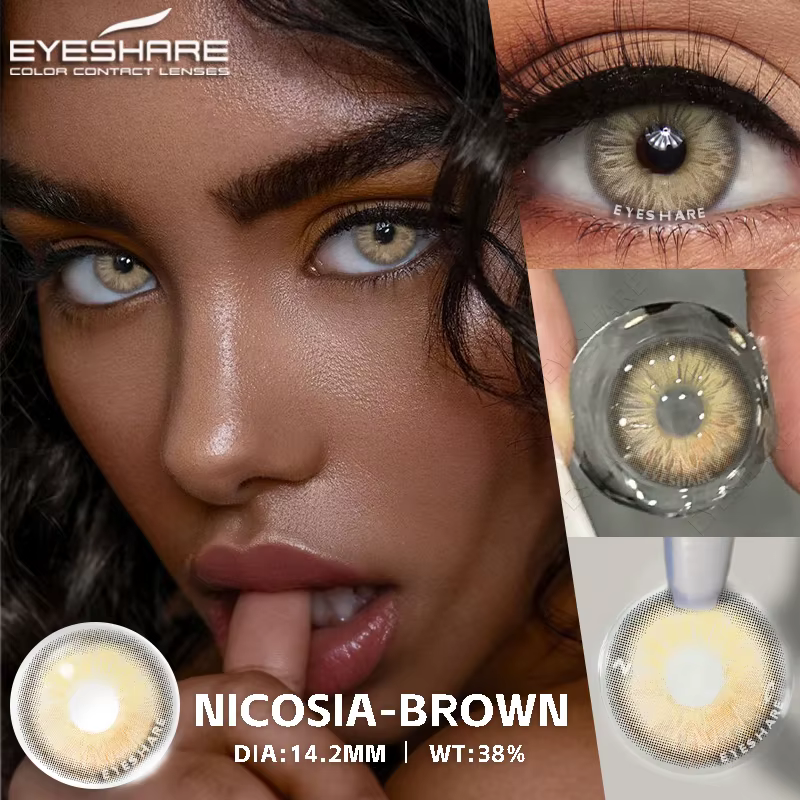 EYESHARE lentilles de contact mode yeux bleus