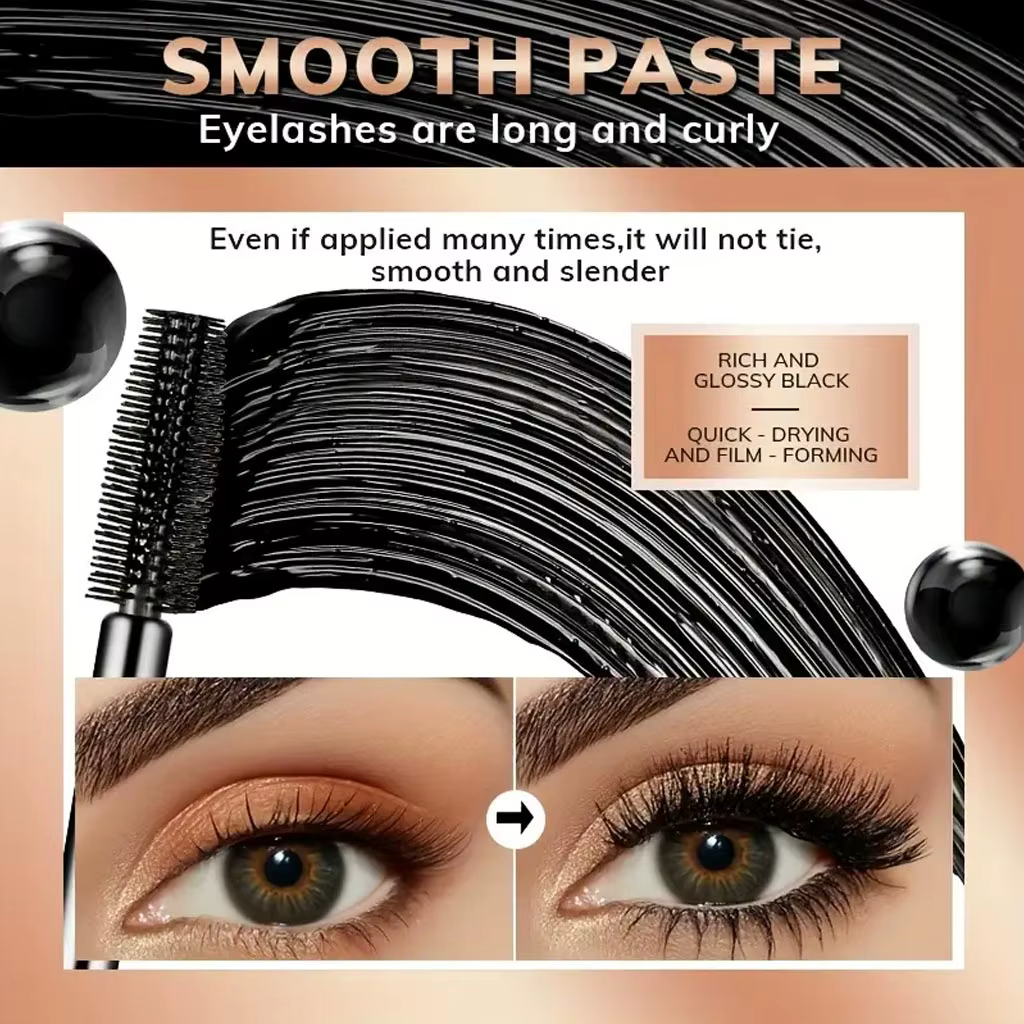 Mascara à cils en Fiber de soie 8d