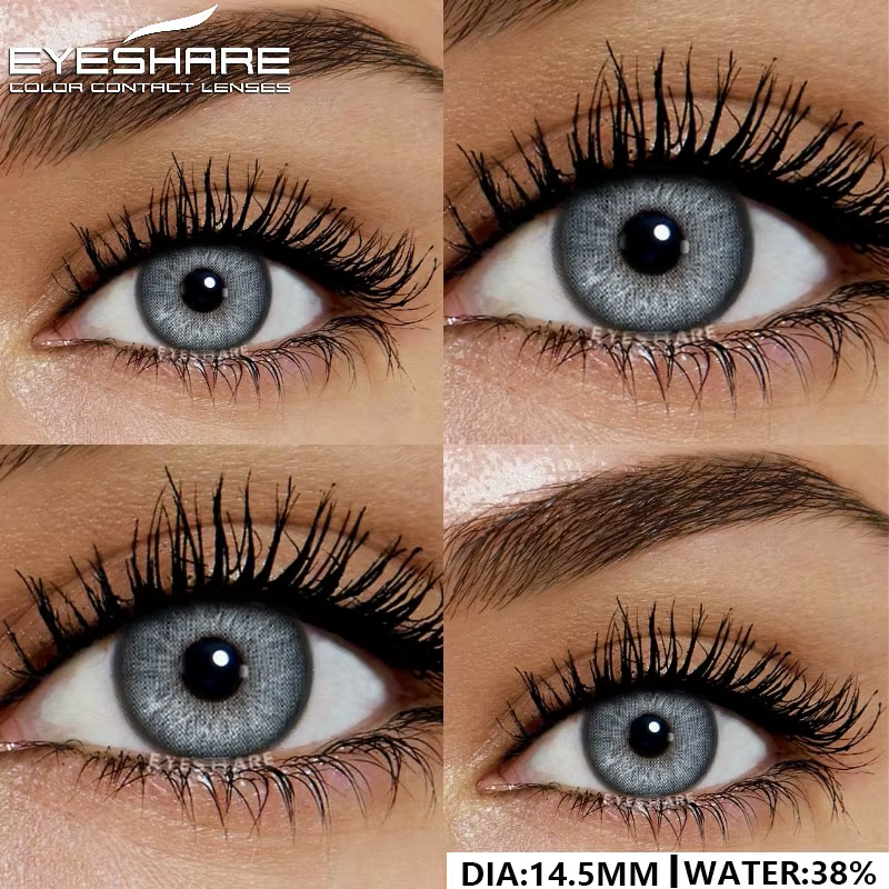 EYESHARE 1 paire de lentilles de Contact de couleur naturelle pour les yeux