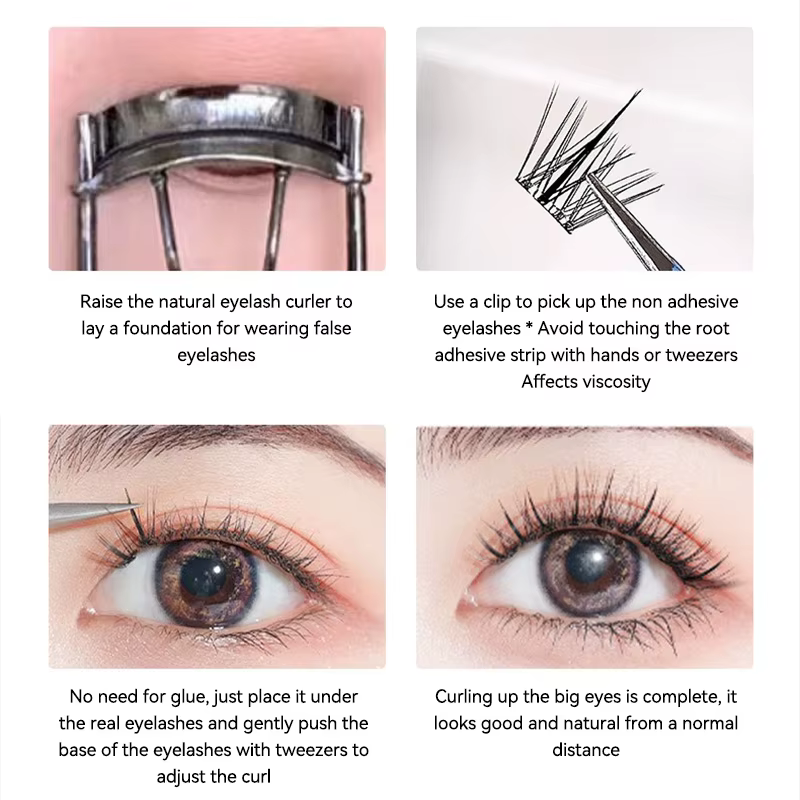 Gege Bear Faux cils sans colle – Application facile en 3 étapes