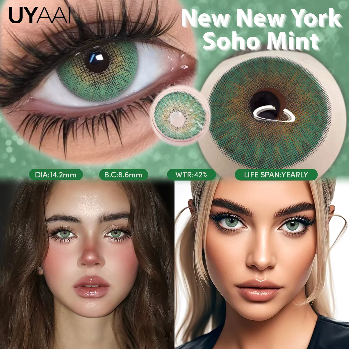 Lentilles de Contact de Couleur Naturelle